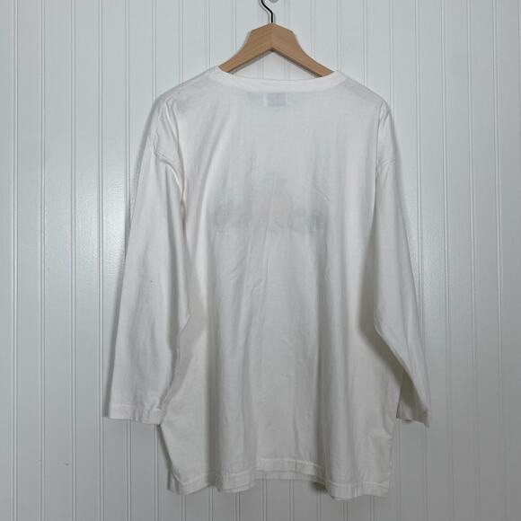 Vintage Womens Halloween Top Size XL Embroidered Pumpkin Cat Fall Long Sleeve - Picture 6 of 9